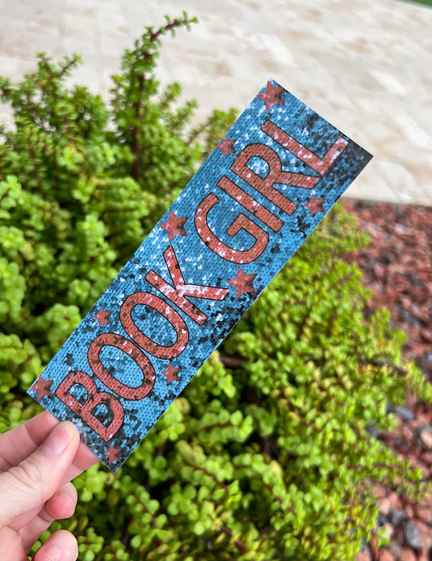 BOOK GIRL Bookmark Set (Double-sided) – Sparkly Showgirl-Inspired Bookmarks, Glitter Holographic Reading Gift for Swifties & Book Lovers