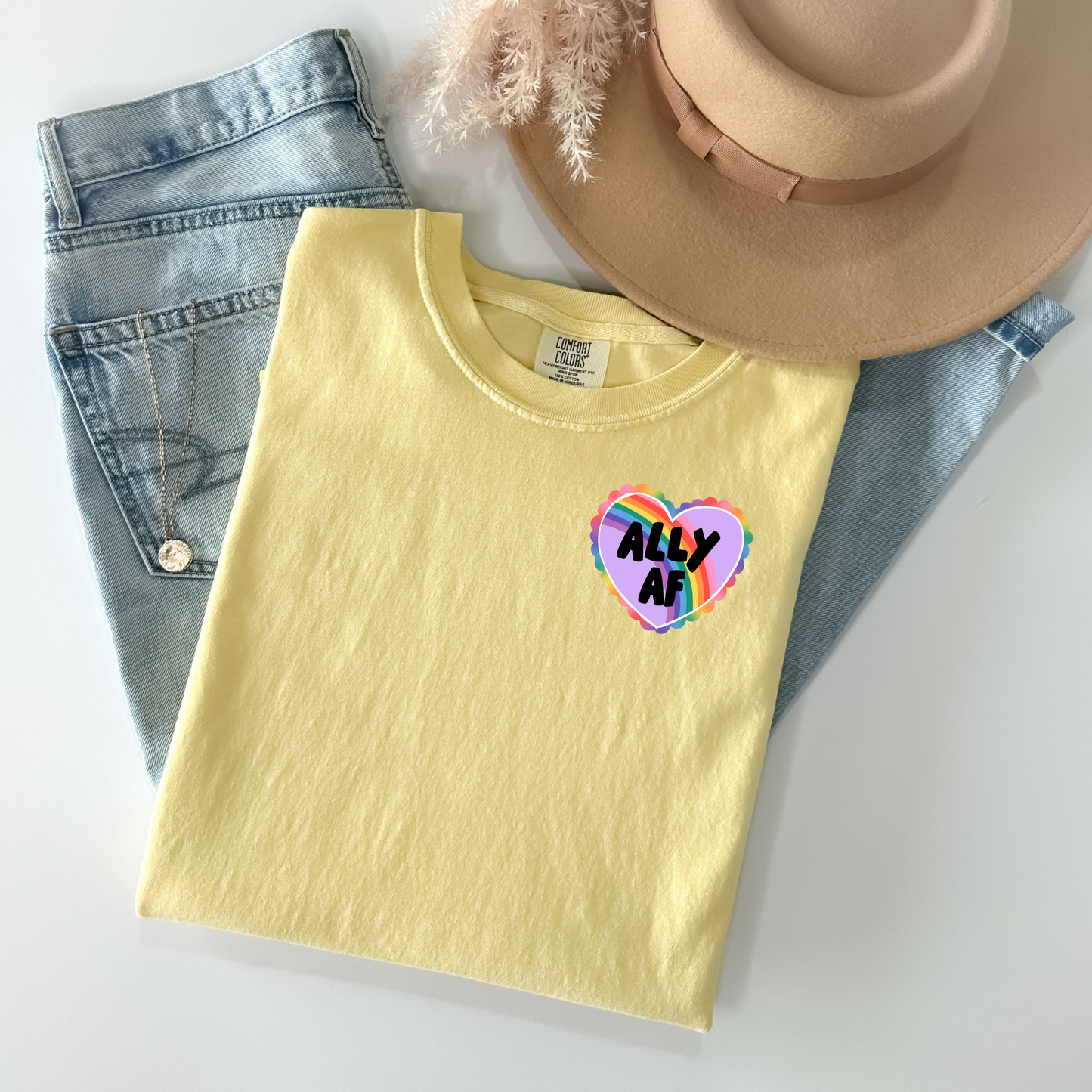 Ally AF Heart Pocket T-Shirt