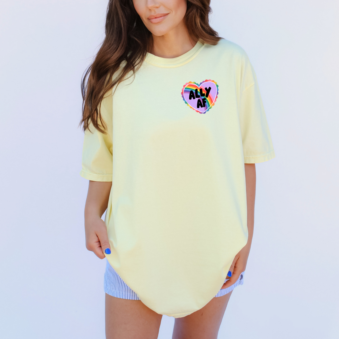 Ally AF Heart Pocket T-Shirt