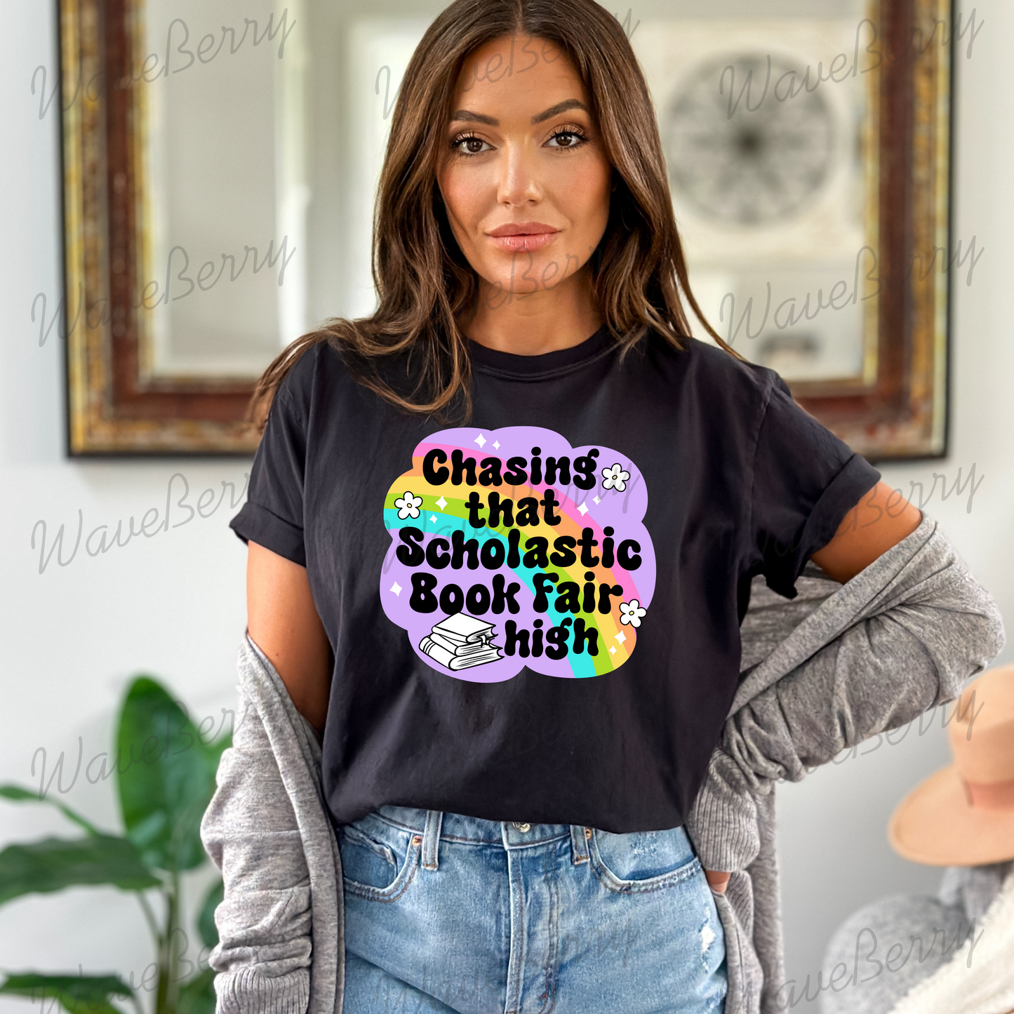 Chasing That Scholastic Book Fair High T-Shirt