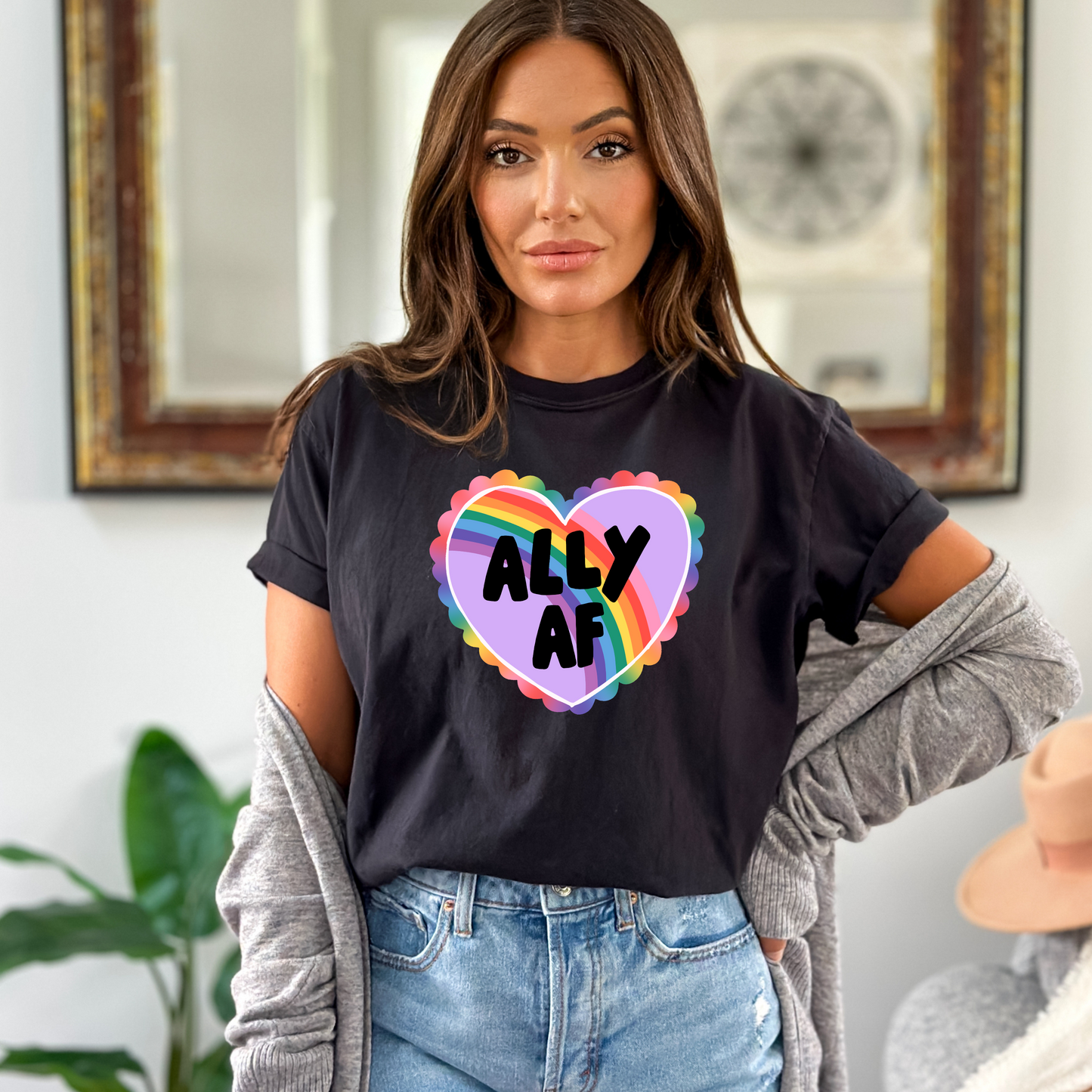 Ally AF Heart Pocket T-Shirt