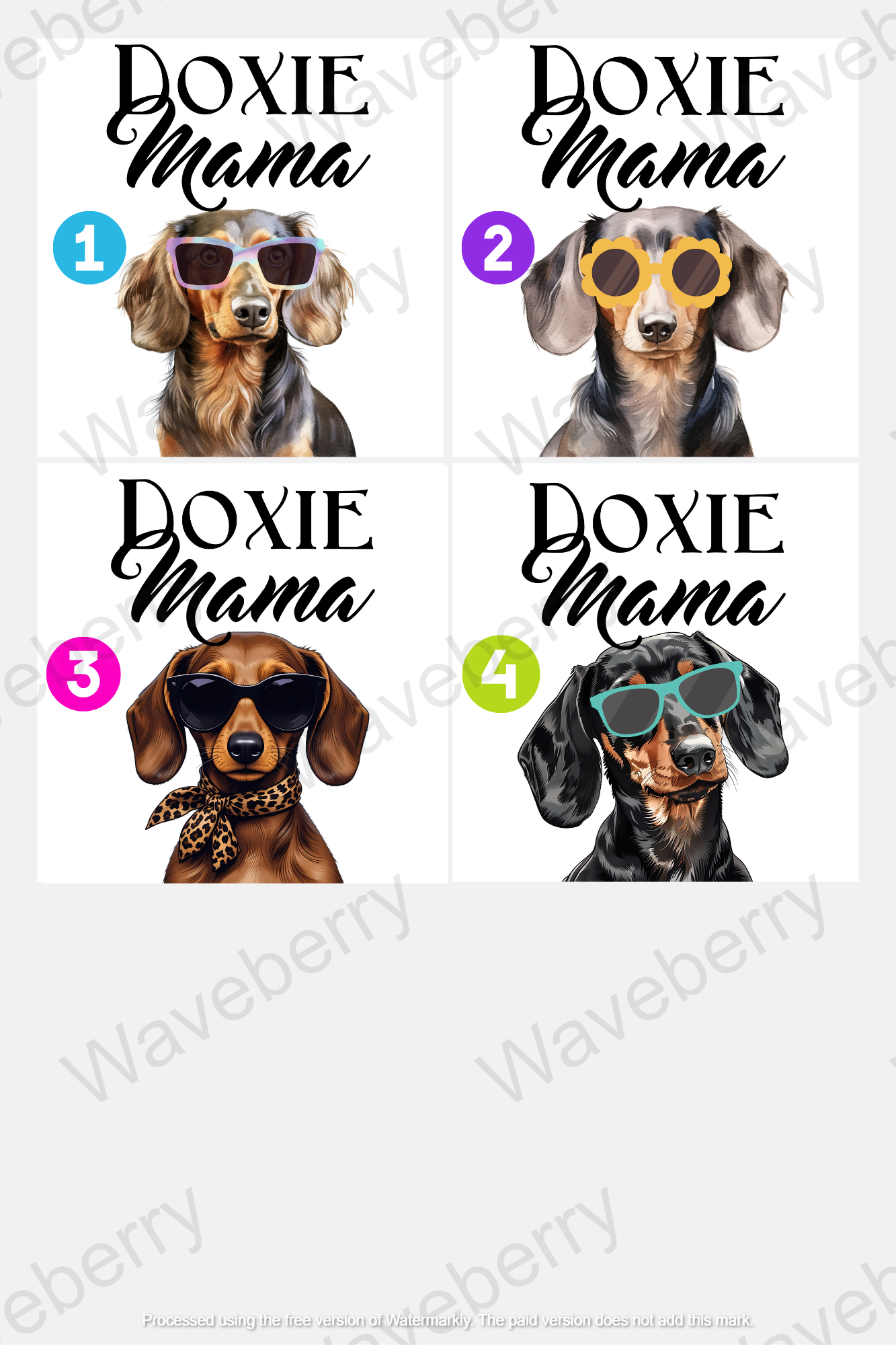 Doxie Mama Sticker | Dachshund Sticker