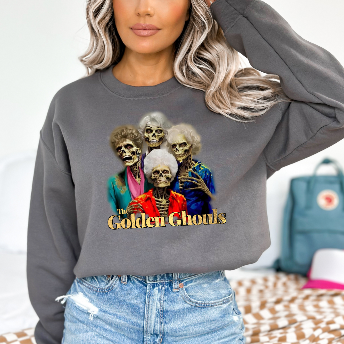 The Golden Girls "Ghouls" Crewneck Sweatshirt - WaveBerry Threads