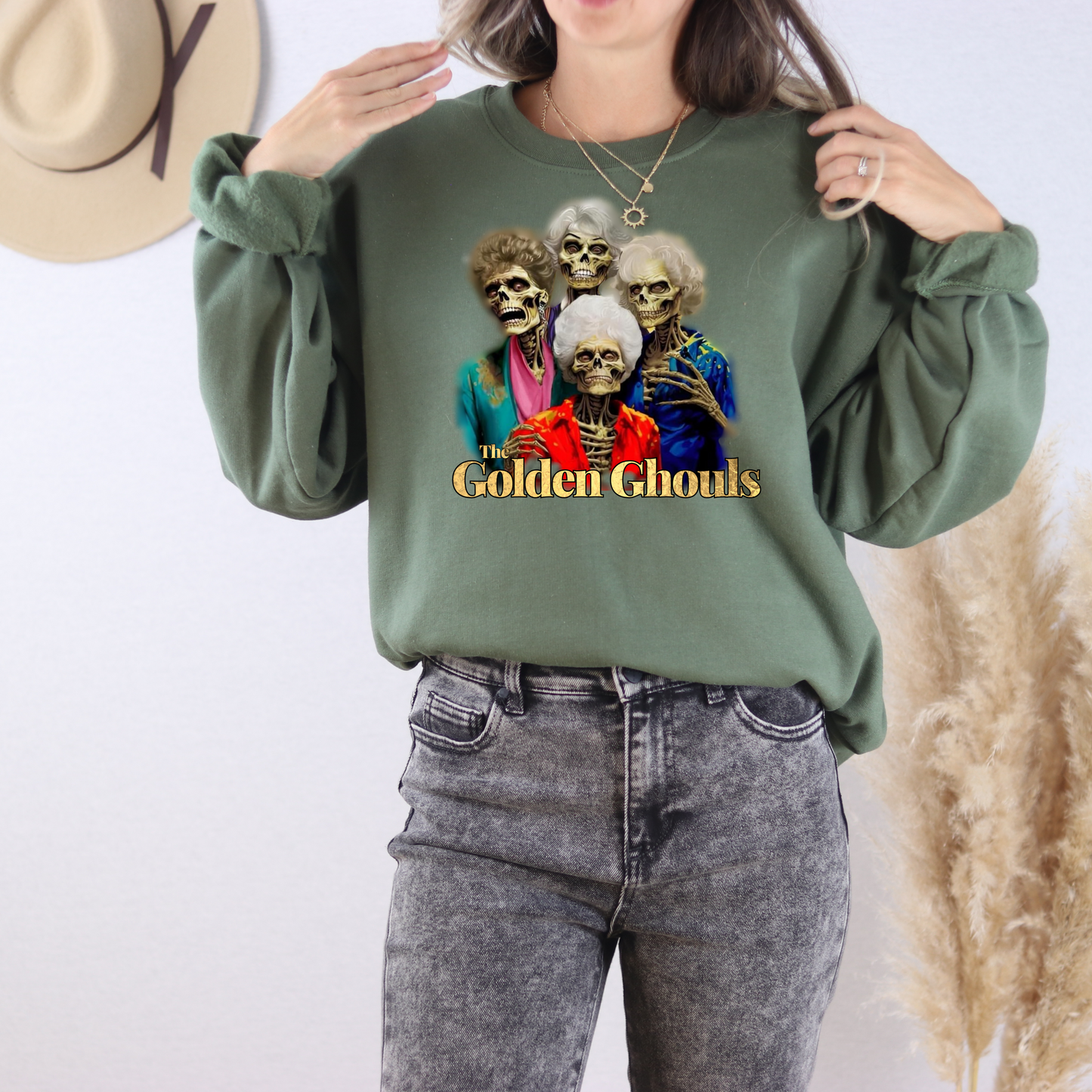 The Golden Girls "Ghouls" Crewneck Sweatshirt - WaveBerry Threads