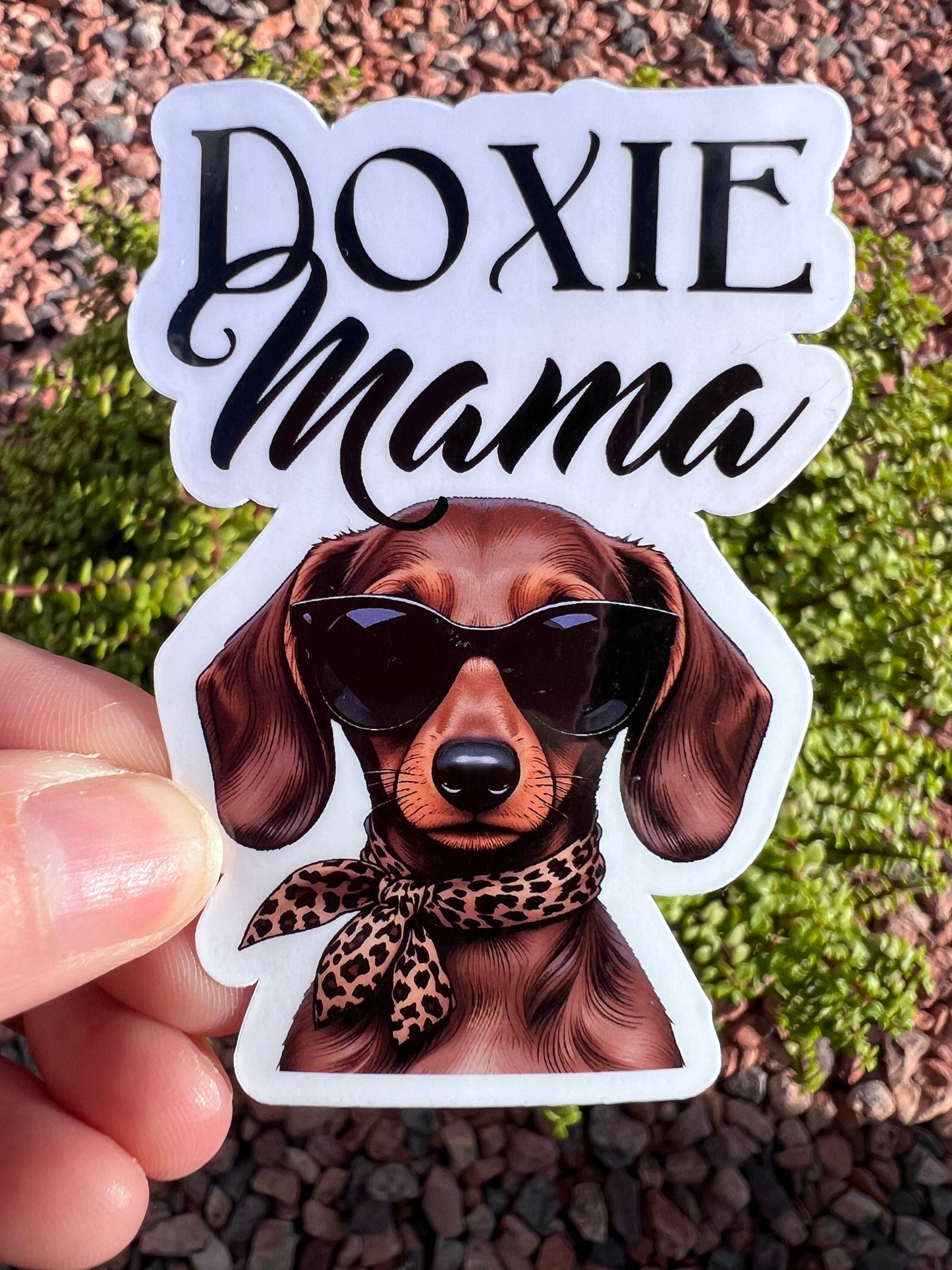 Doxie Mama Sticker | Dachshund Sticker
