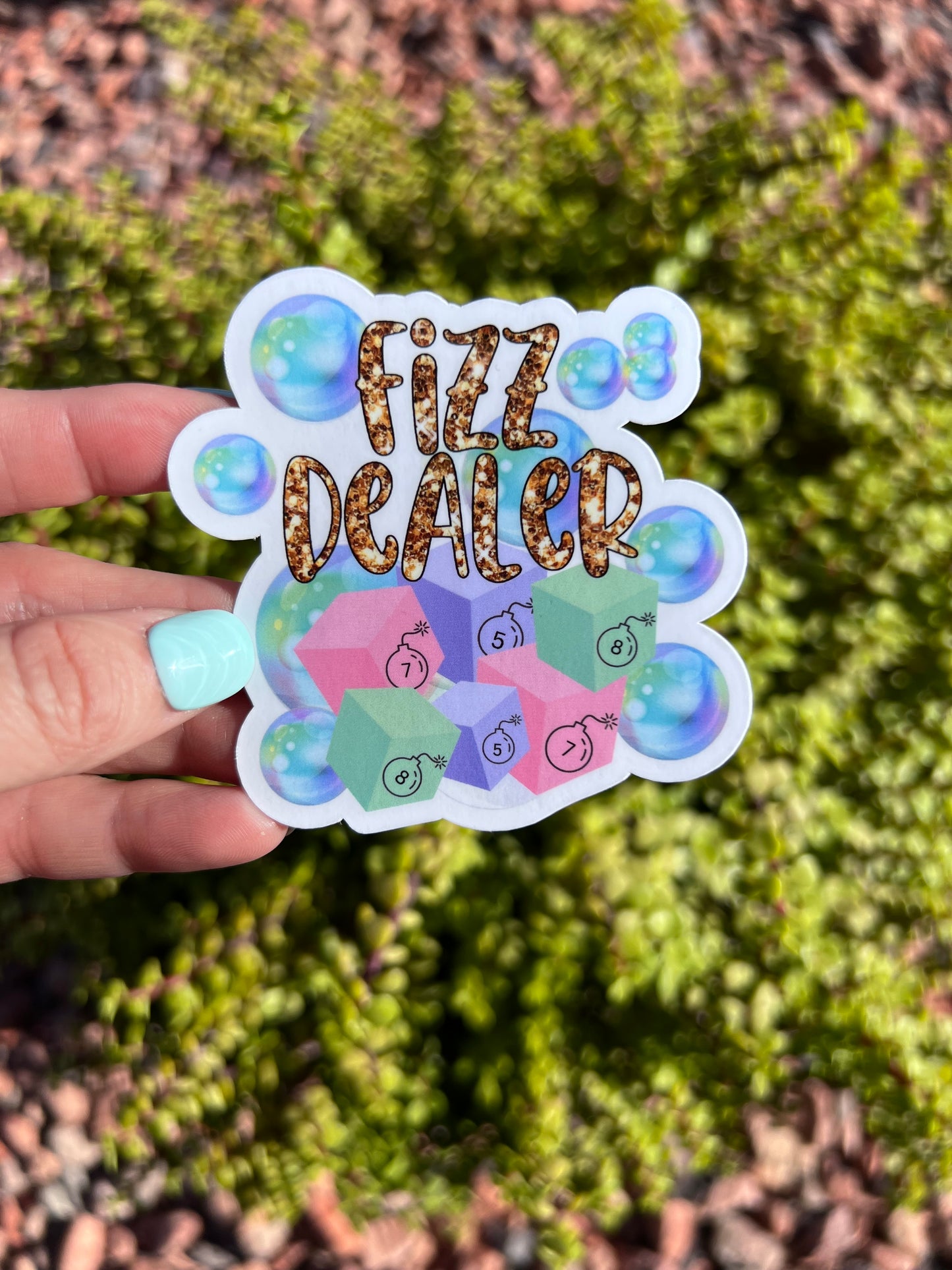 Fizz Dealer Bomb Party BP Fizzing Jewelry Sticker