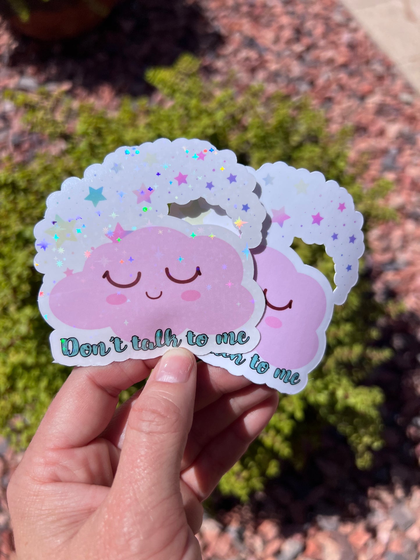 Don't Talk to Me Mental Health Sticker