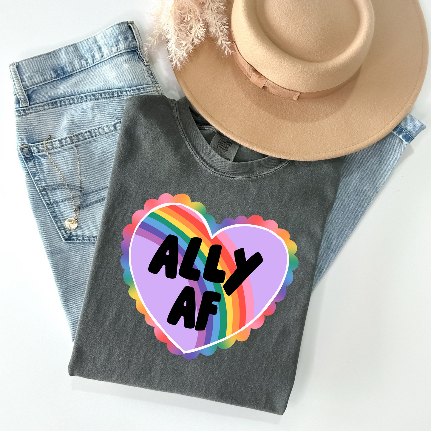 Ally AF Heart Pocket T-Shirt