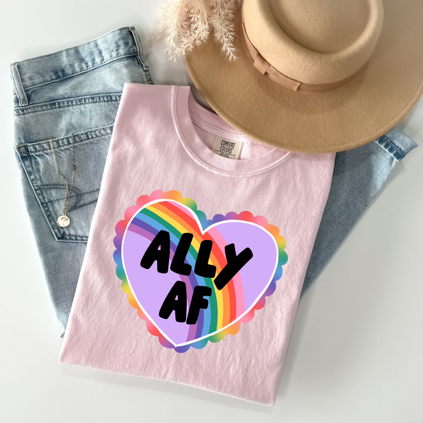 Ally AF Heart Pocket T-Shirt