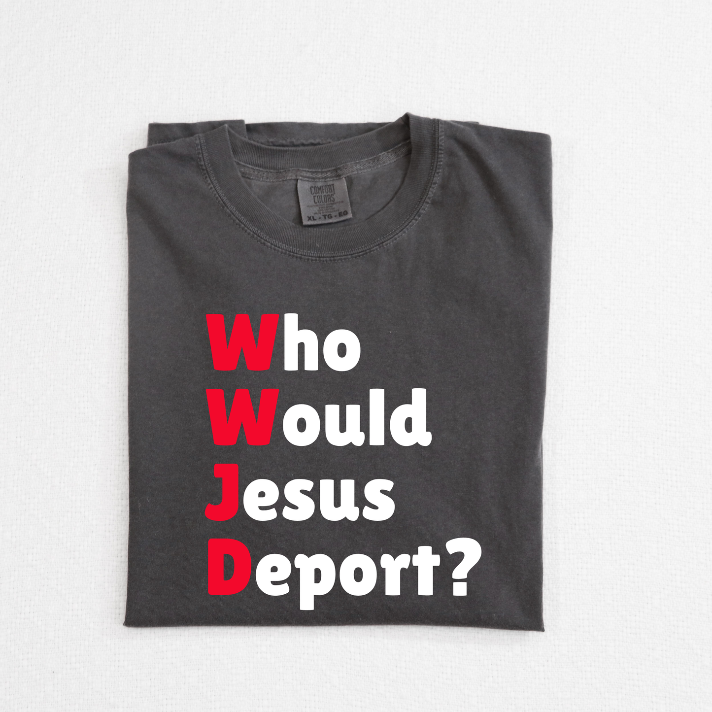 WWJD Who Would Jesus Deport T-Shirt