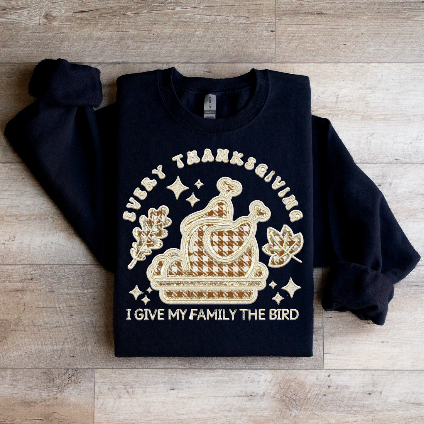 Custom Thanksgiving Sweatshirt - WaveBerry Threads