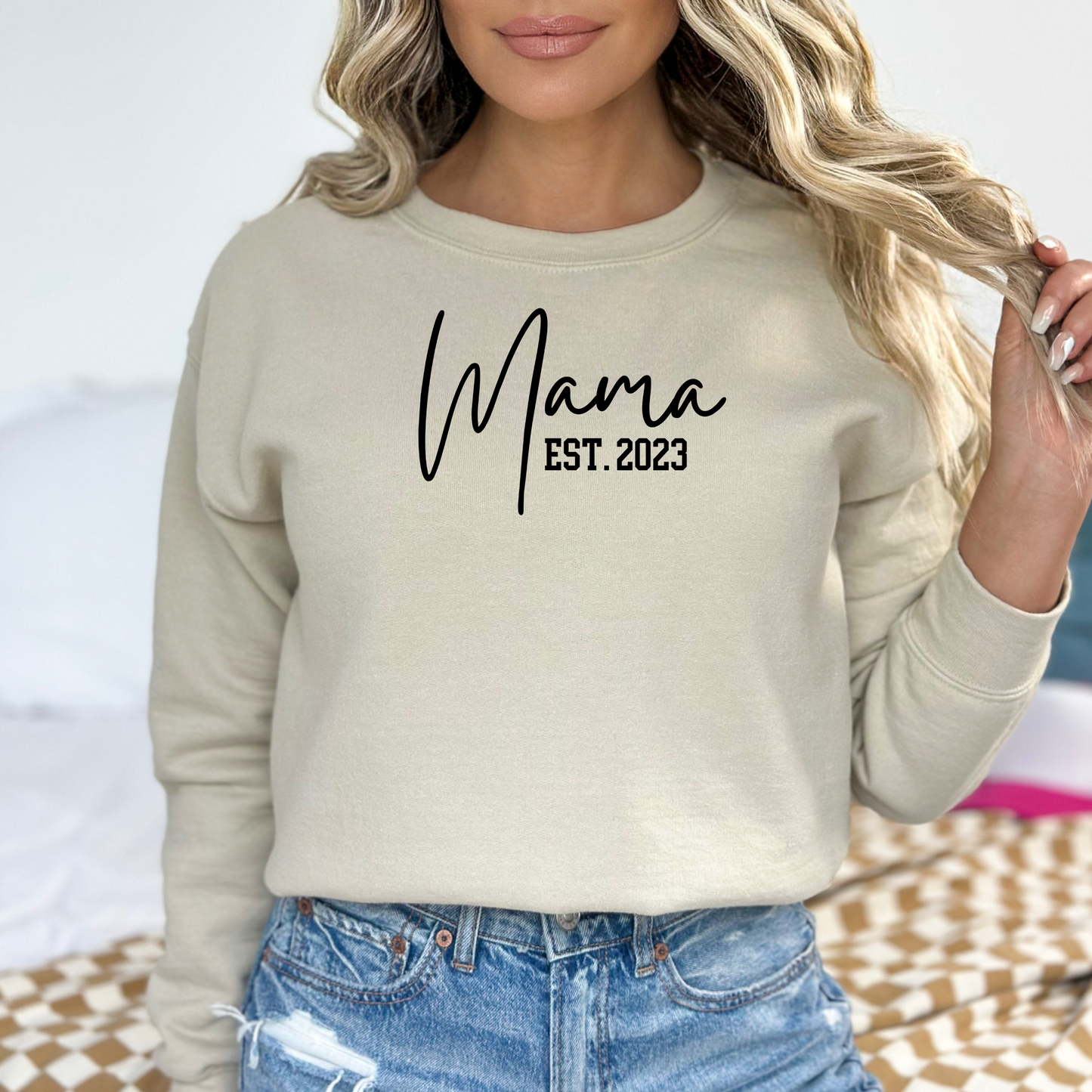 Personalized Mama Sweatshirt - WaveBerry Threads
