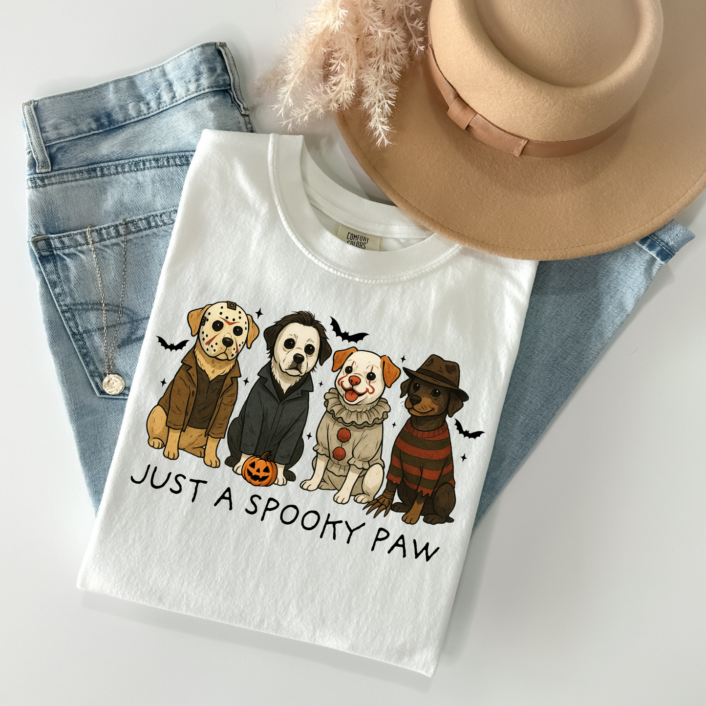 Just a Spooky Paw T-shirt
