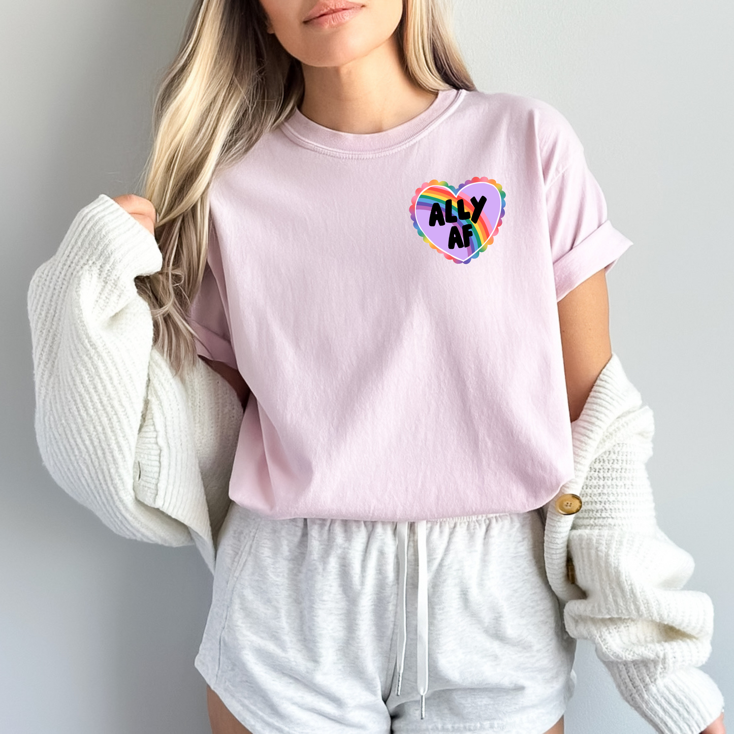 Ally AF Heart Pocket T-Shirt