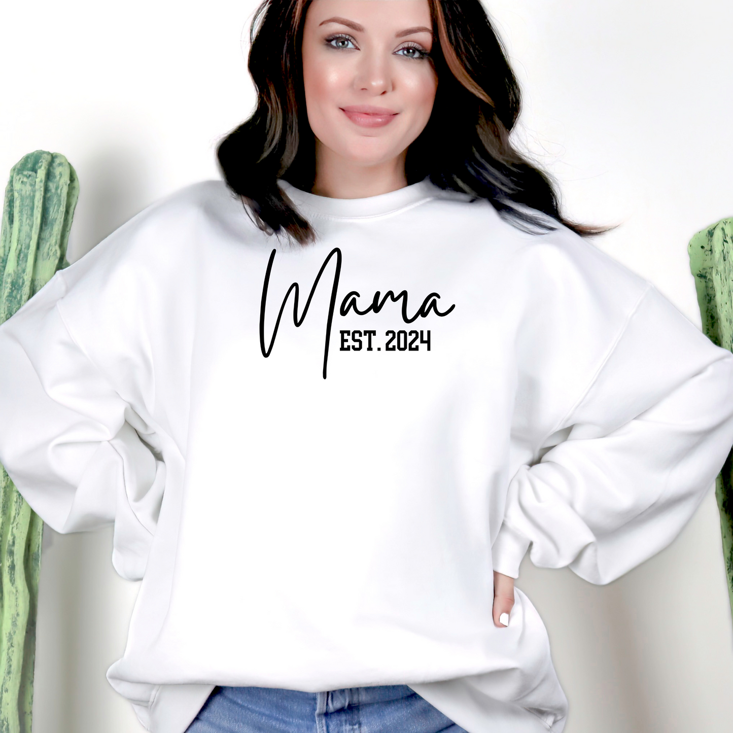 Personalized Mama Sweatshirt - WaveBerry Threads