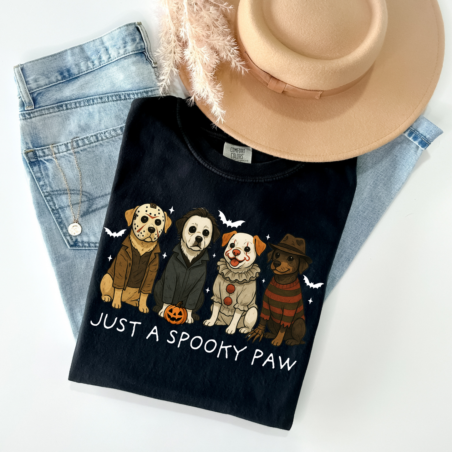 Just a Spooky Paw T-shirt