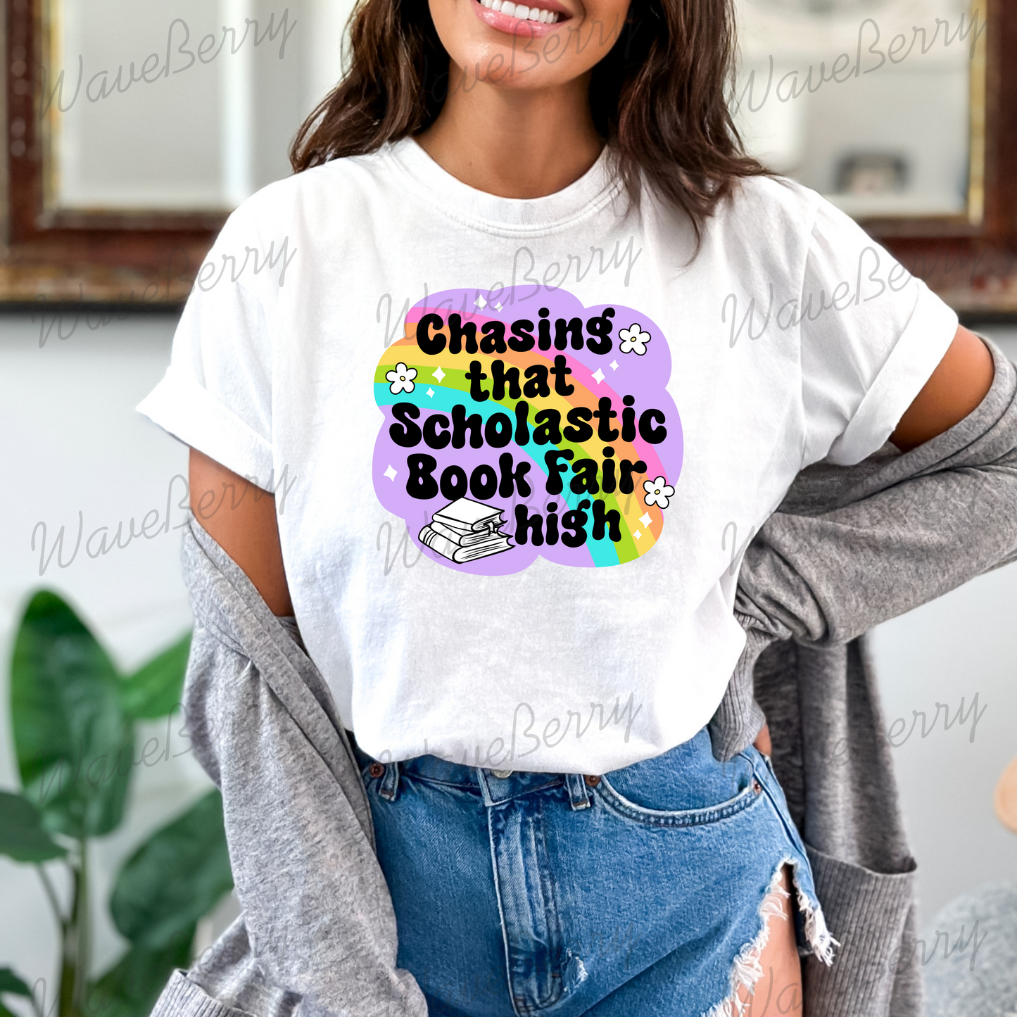 Chasing That Scholastic Book Fair High T-Shirt