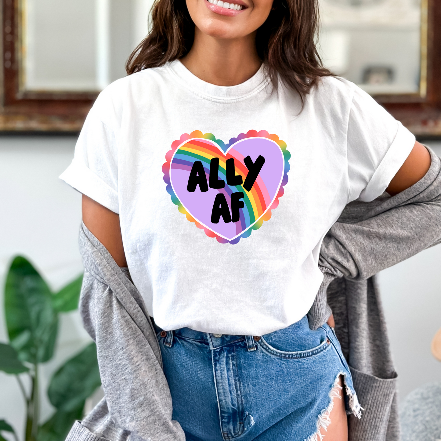 Ally AF Heart Pocket T-Shirt