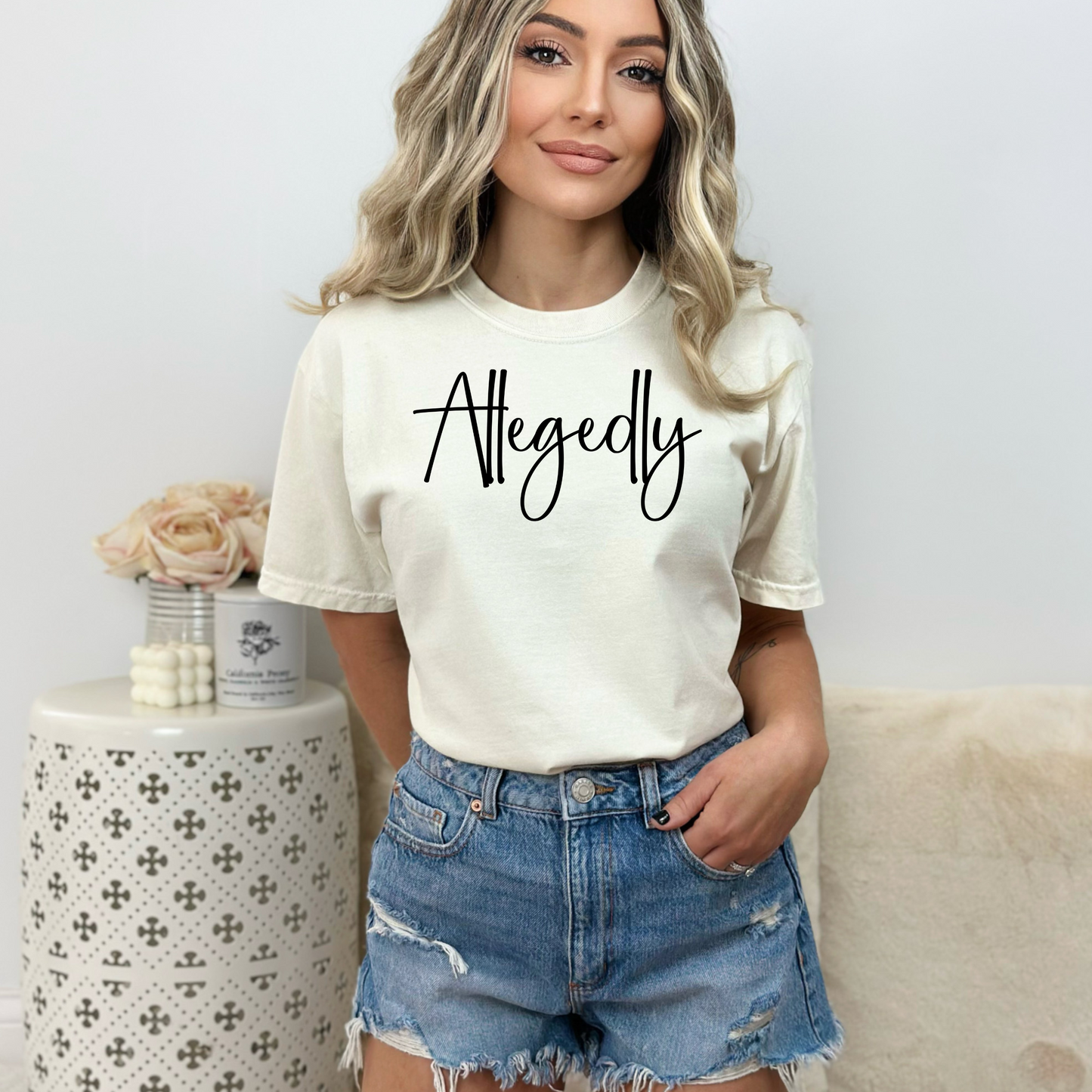 Allegedly T-Shirt - WaveBerry Threads