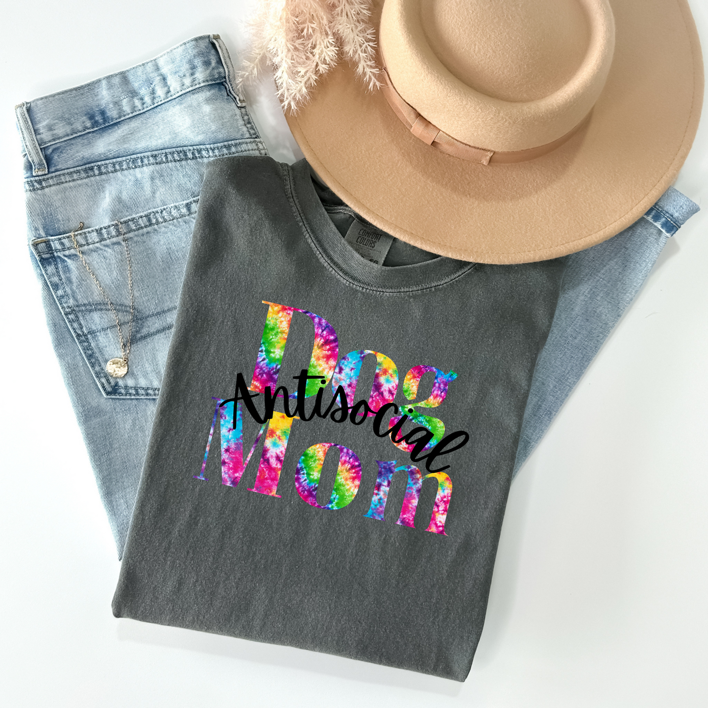 Antisocial Dog Mom T-Shirt - WaveBerry Threads