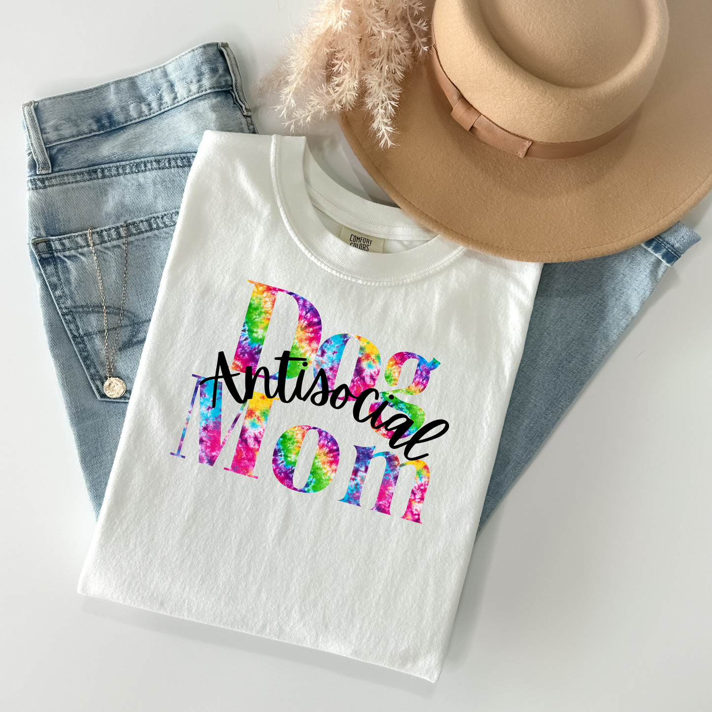 Antisocial Dog Mom T-Shirt - WaveBerry Threads