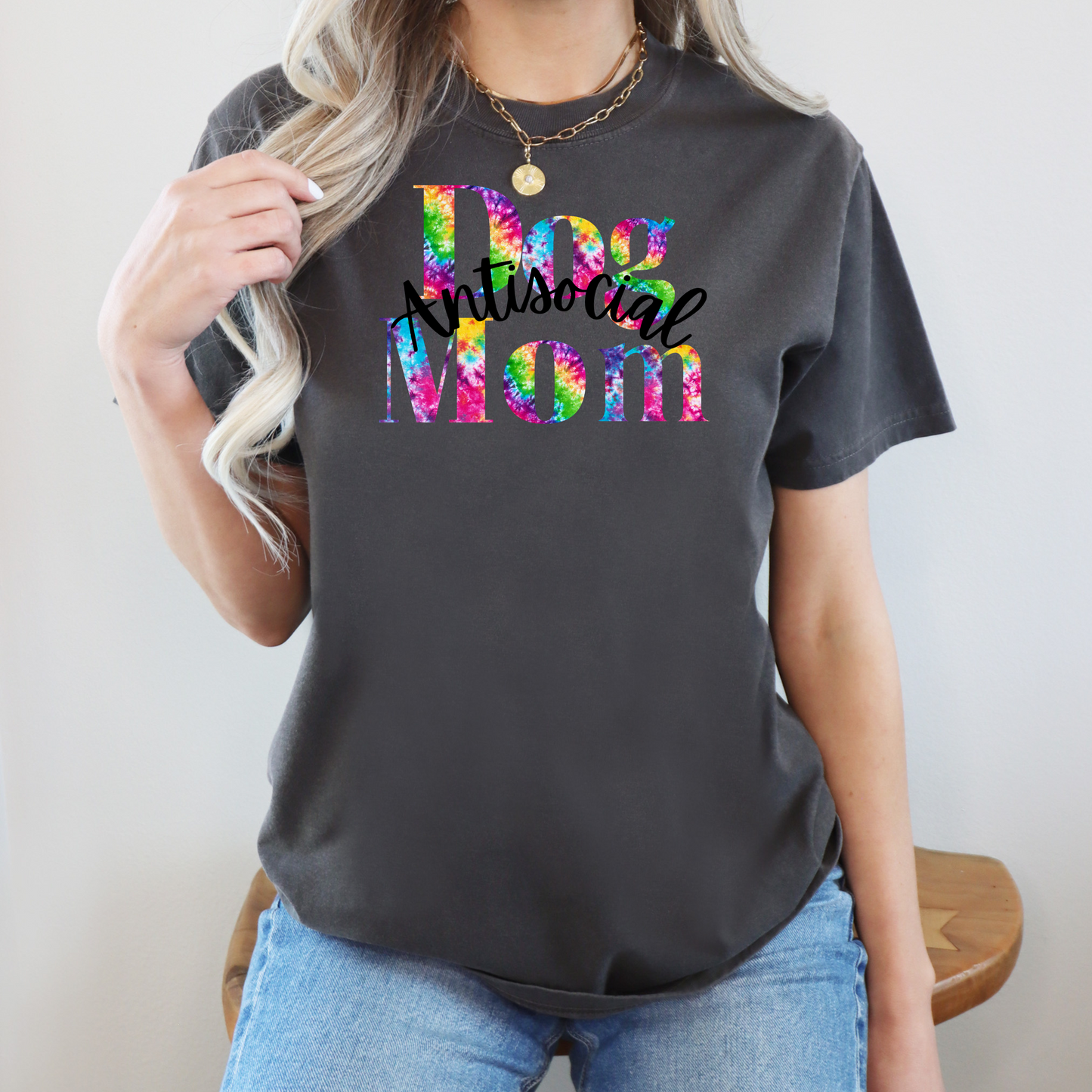 Antisocial Dog Mom T-Shirt - WaveBerry Threads