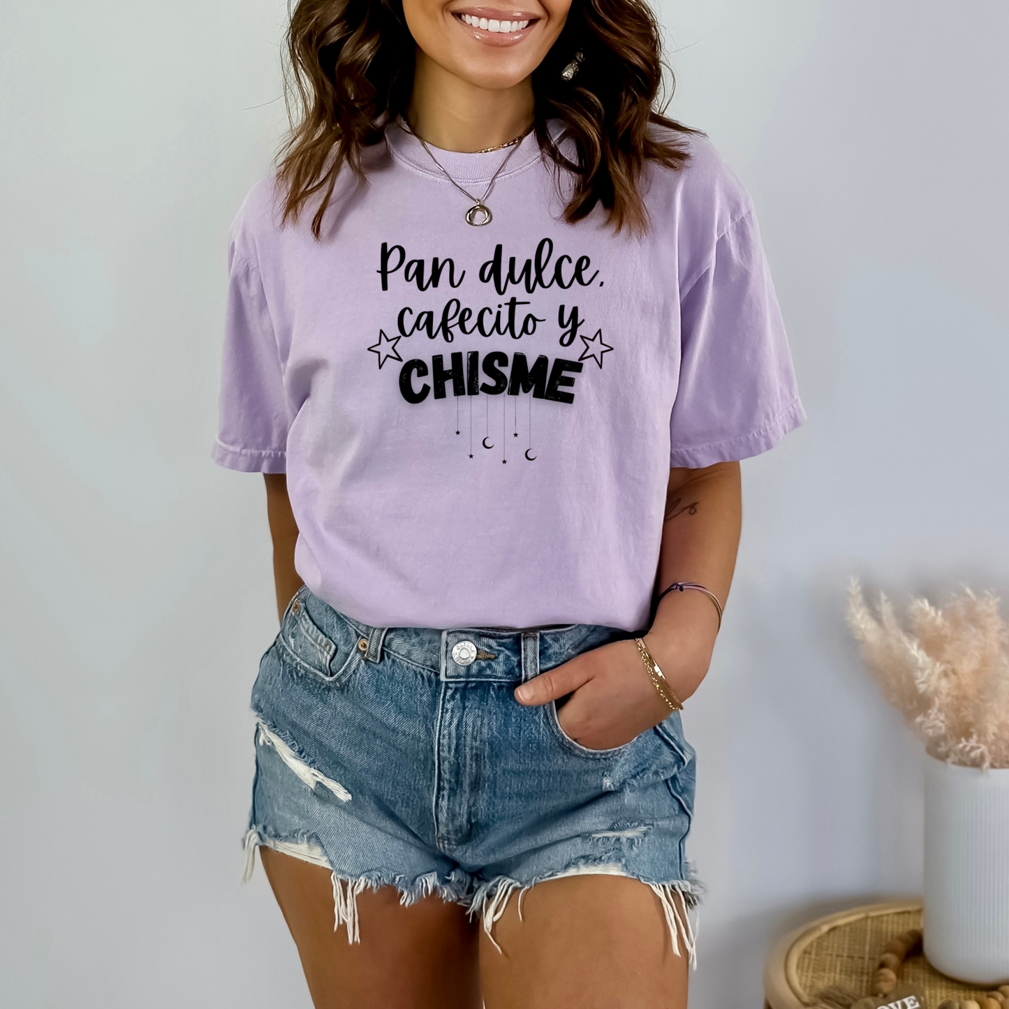 Pan Dulce, Cafecito y Chisme T-Shirt - WaveBerry Threads