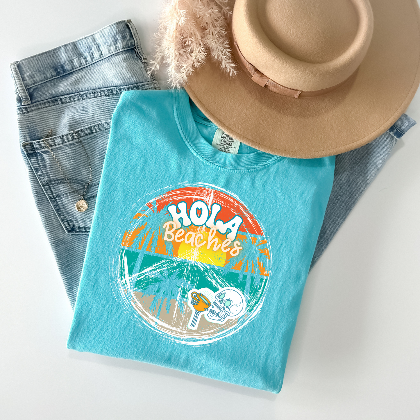 Hola Beaches T-Shirt - WaveBerry Threads