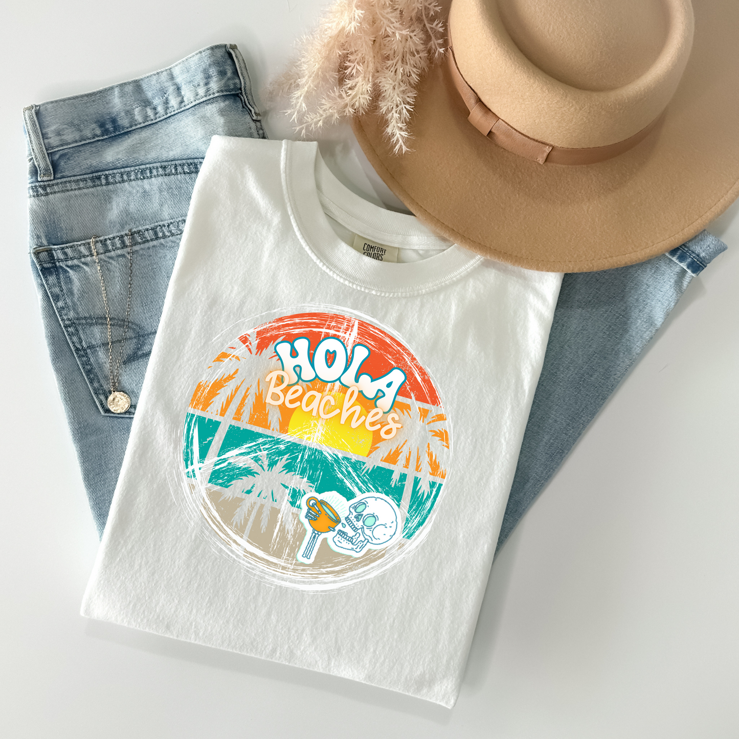 Hola Beaches T-Shirt - WaveBerry Threads