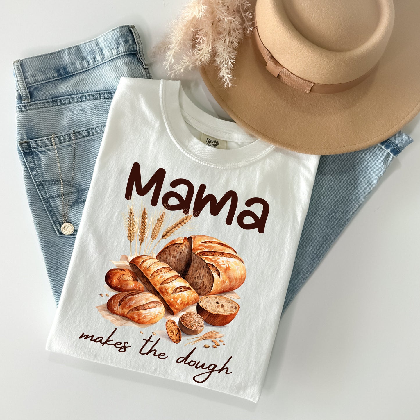 Mama Makes The Dough T-Shirt - WaveBerry Threads