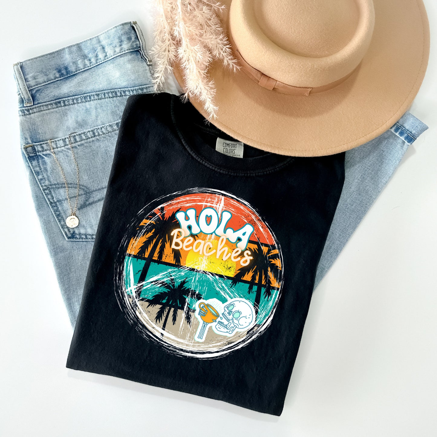 Hola Beaches T-Shirt - WaveBerry Threads