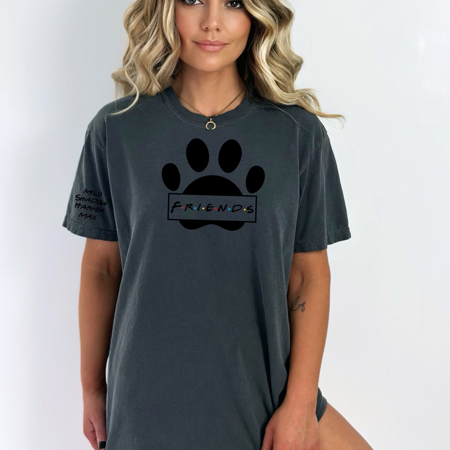 Custom "FRIENDS" Pet T-Shirt - WaveBerry Threads