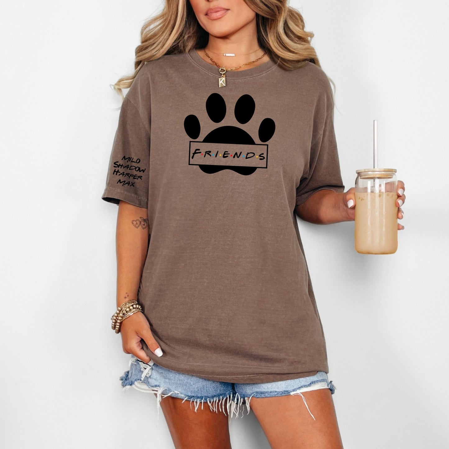 Custom "FRIENDS" Pet T-Shirt - WaveBerry Threads