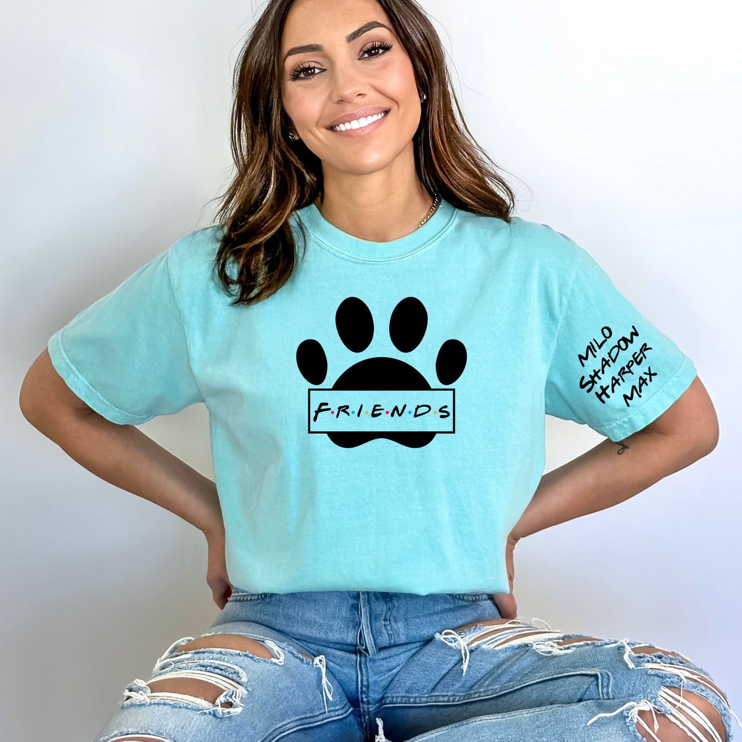 Custom "FRIENDS" Pet T-Shirt - WaveBerry Threads