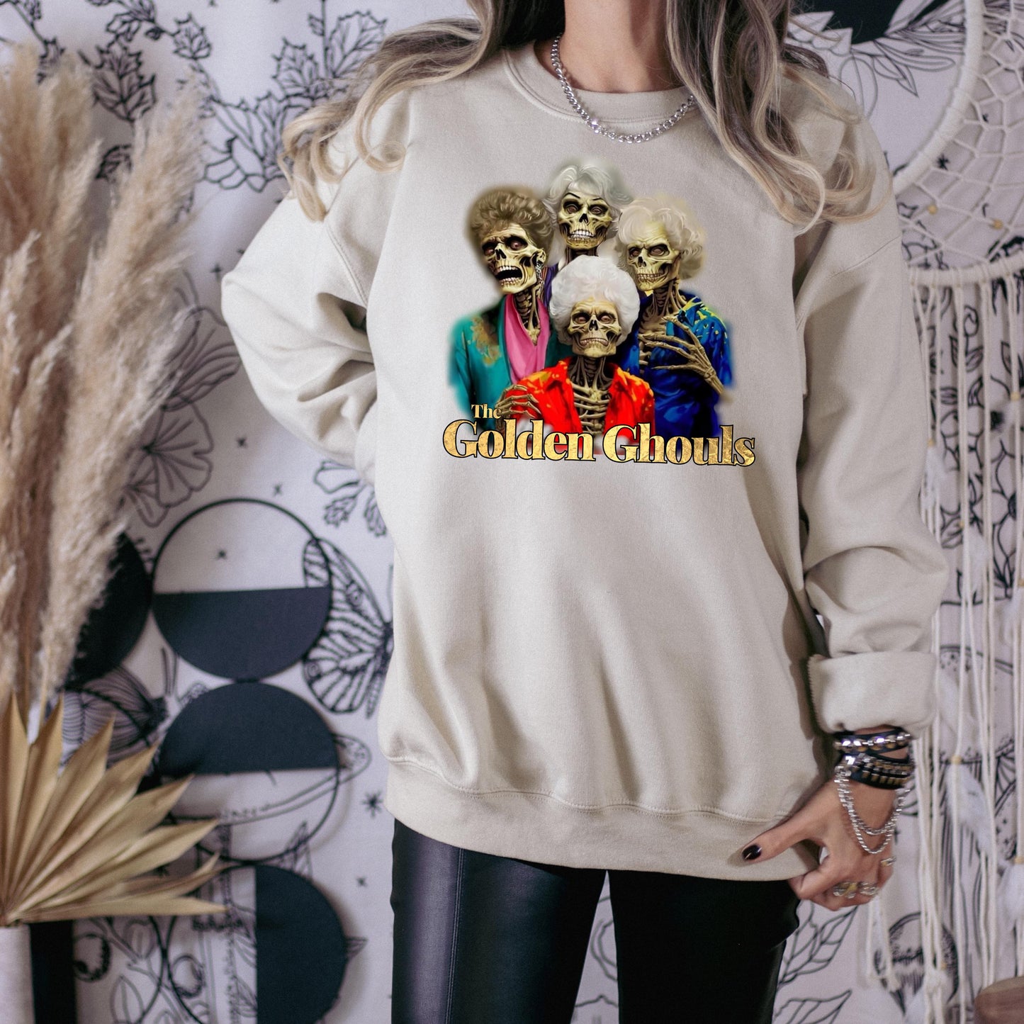 The Golden Girls "Ghouls" Crewneck Sweatshirt - WaveBerry Threads