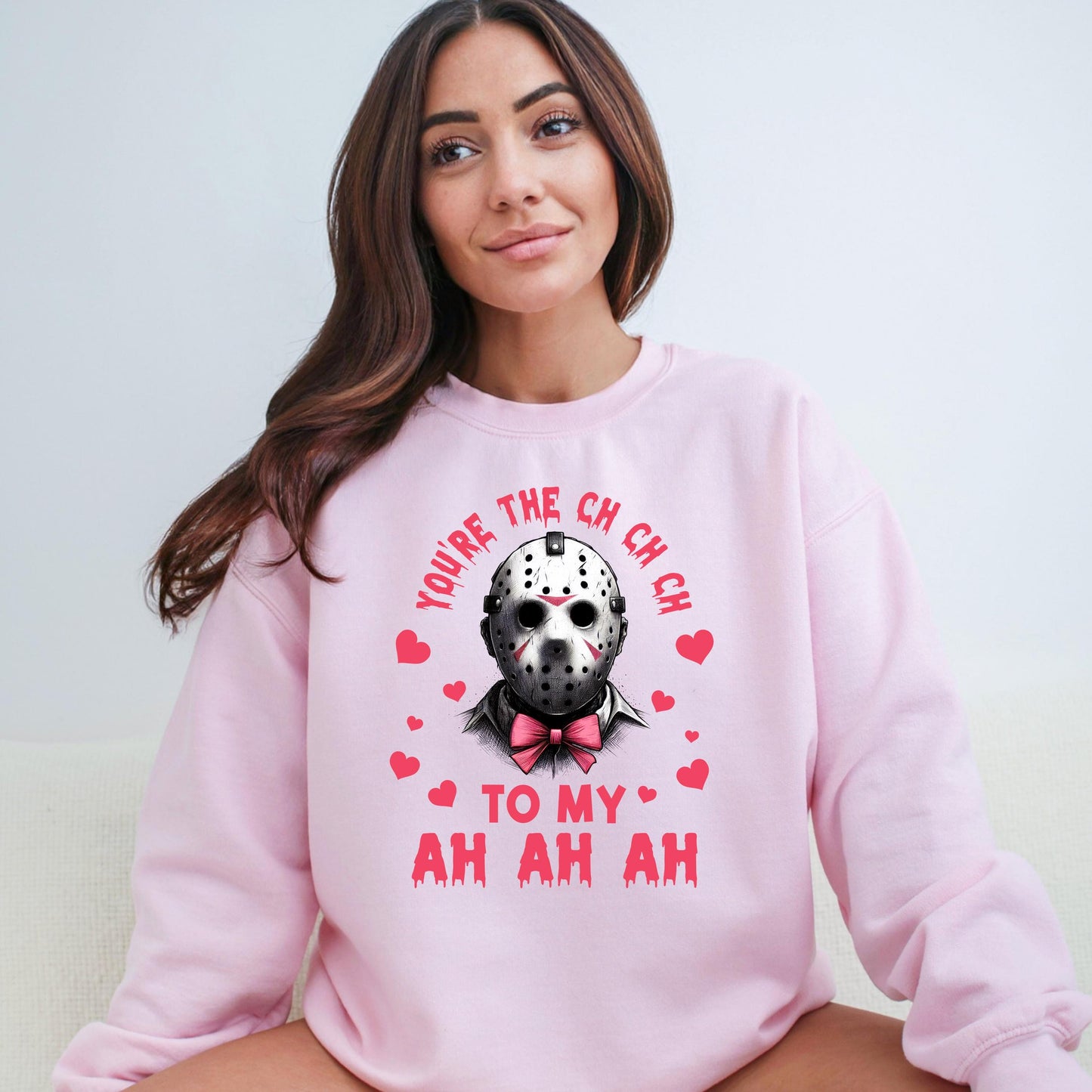 Horror Movie Fan Crewneck Sweatshirt Jason Voorhees - WaveBerry Threads