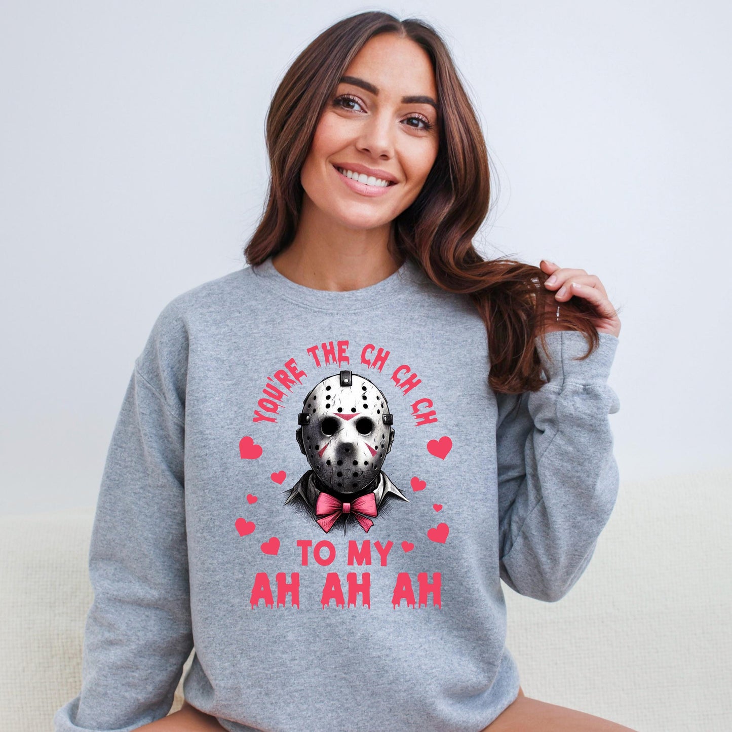 Horror Movie Fan Crewneck Sweatshirt Jason Voorhees - WaveBerry Threads