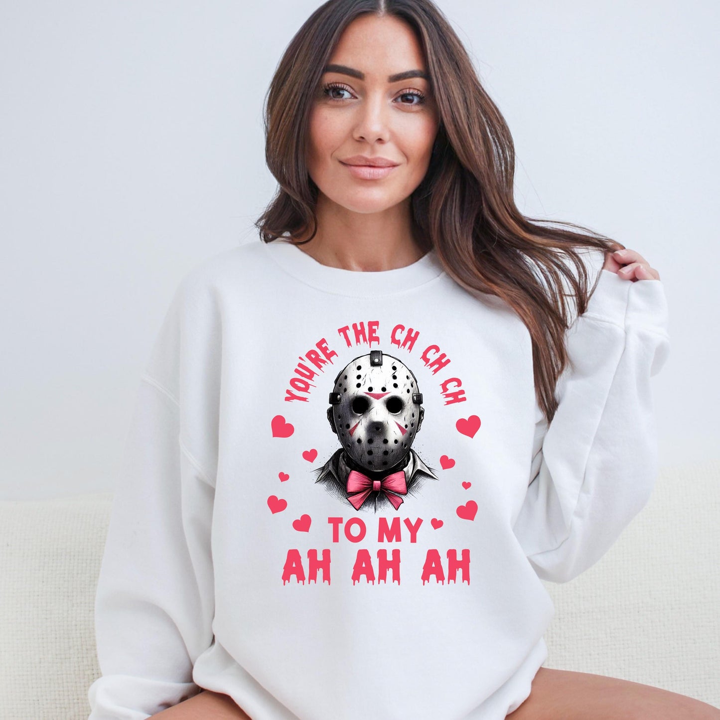 Horror Movie Fan Crewneck Sweatshirt Jason Voorhees - WaveBerry Threads