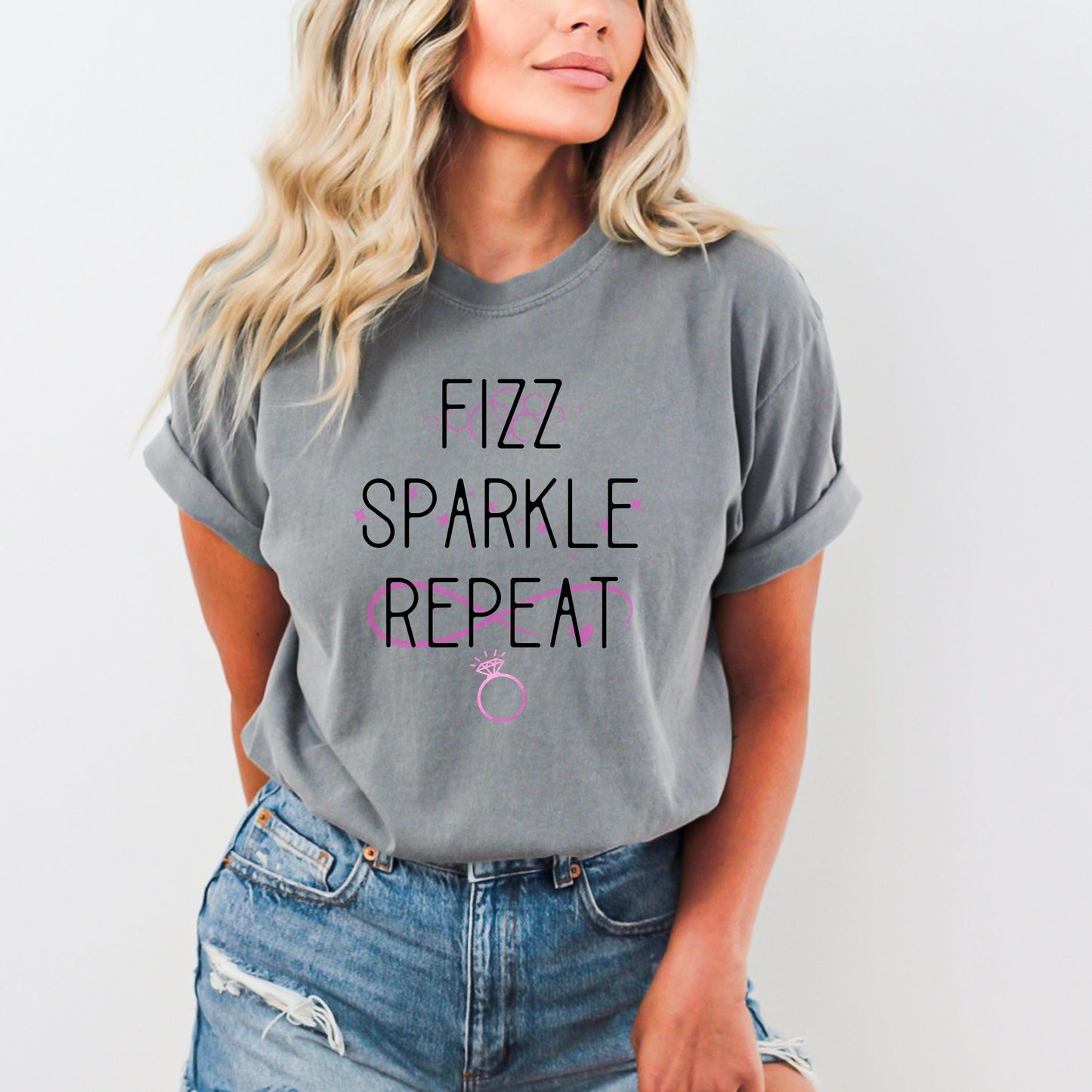Fiz Sparkle Repeat Bomb Party Jewelry Shirt
