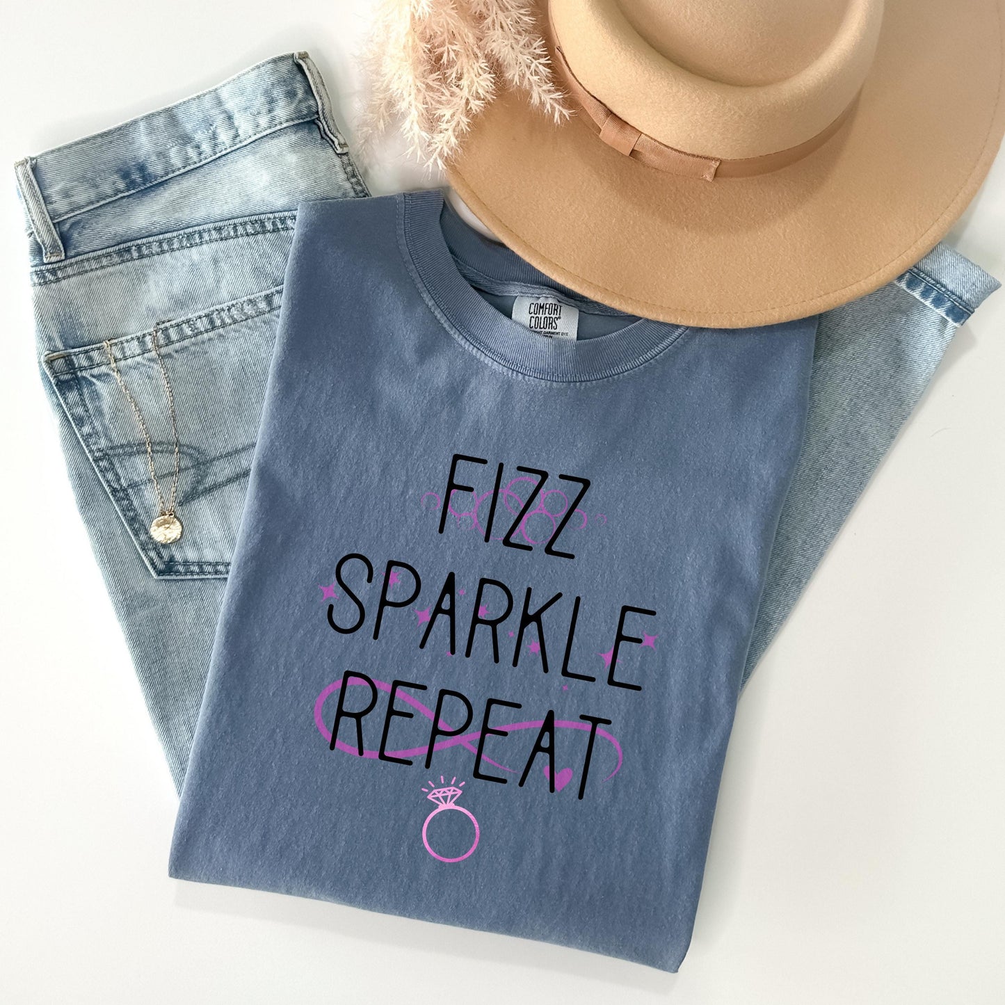 Fiz Sparkle Repeat Bomb Party Jewelry Shirt