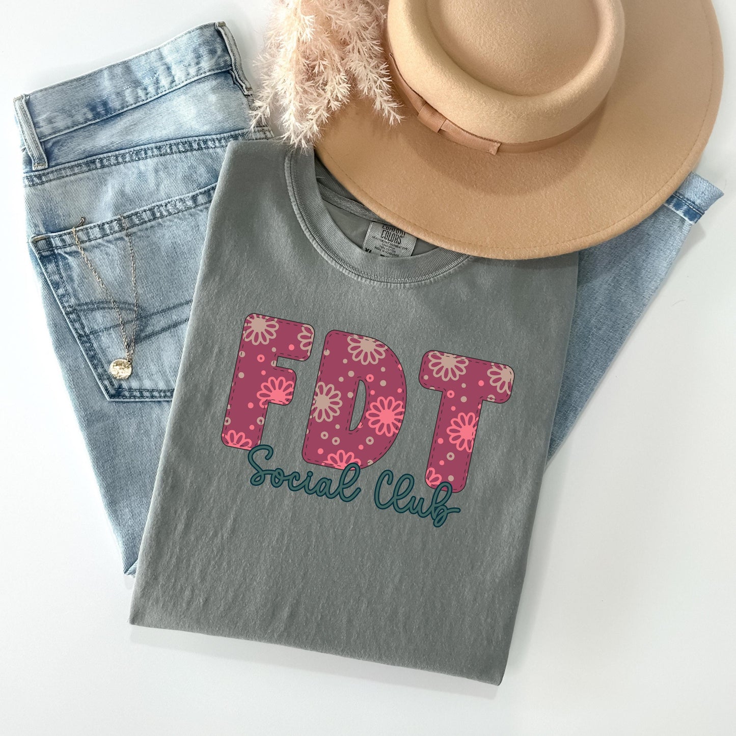 FDT Social Club Floral T-Shirt