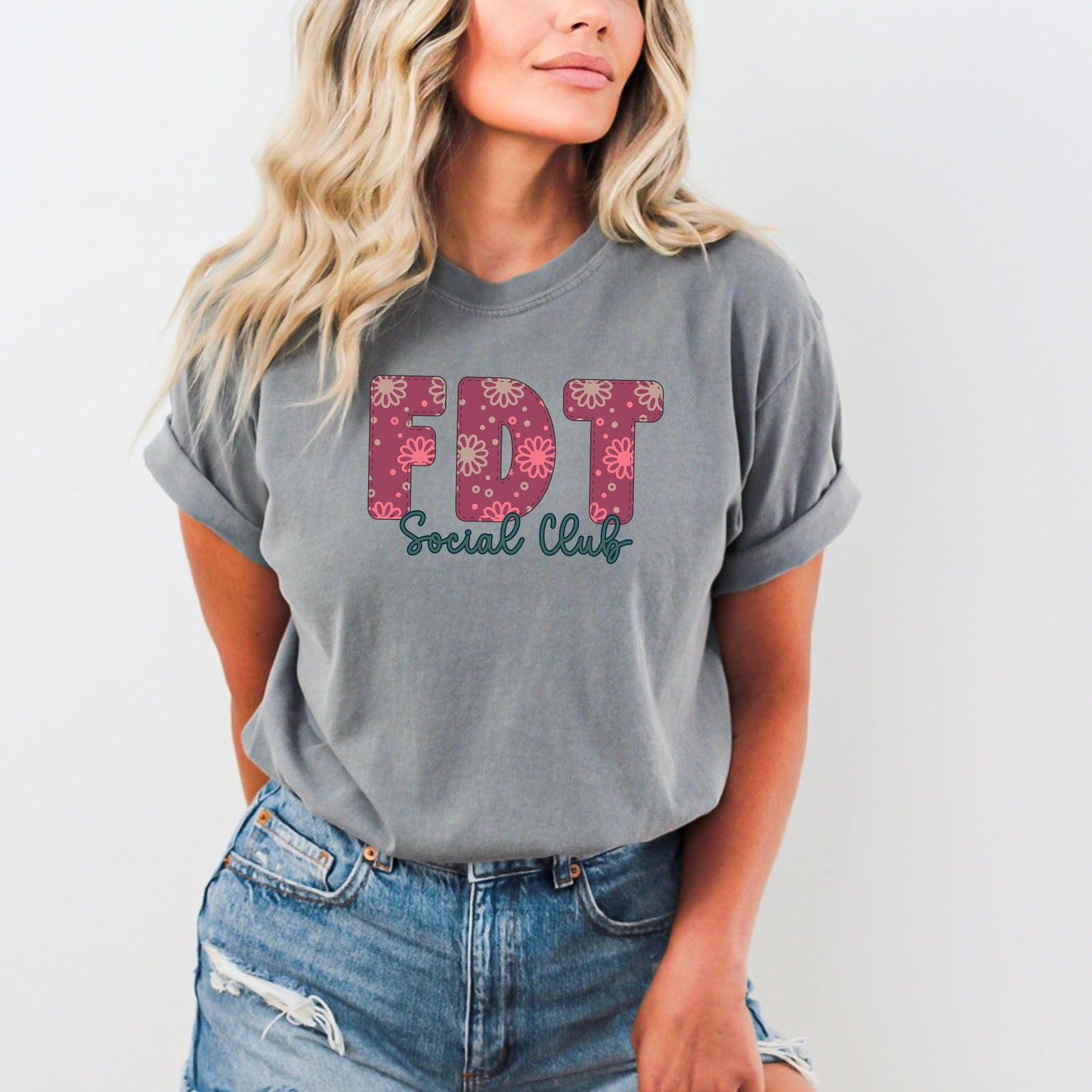 FDT Social Club Floral T-Shirt