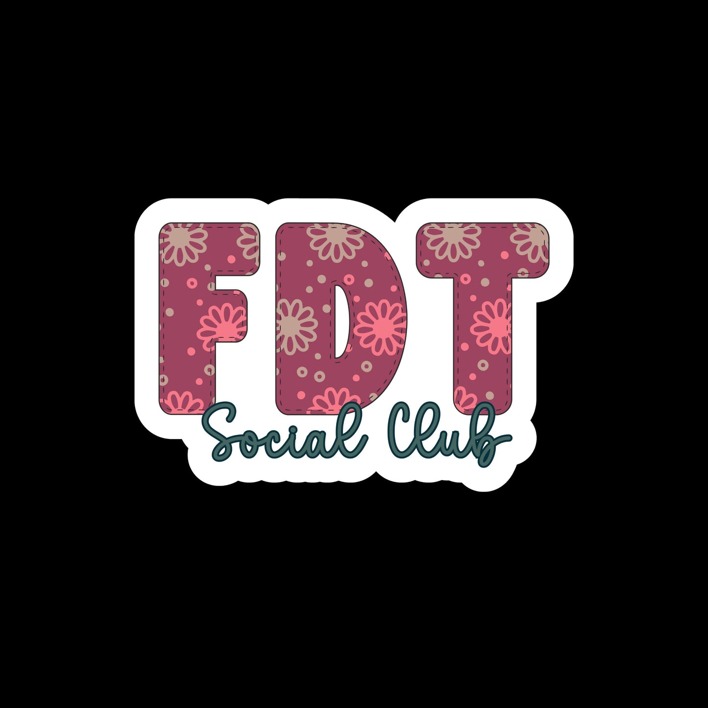 FDT Social Club Sticker