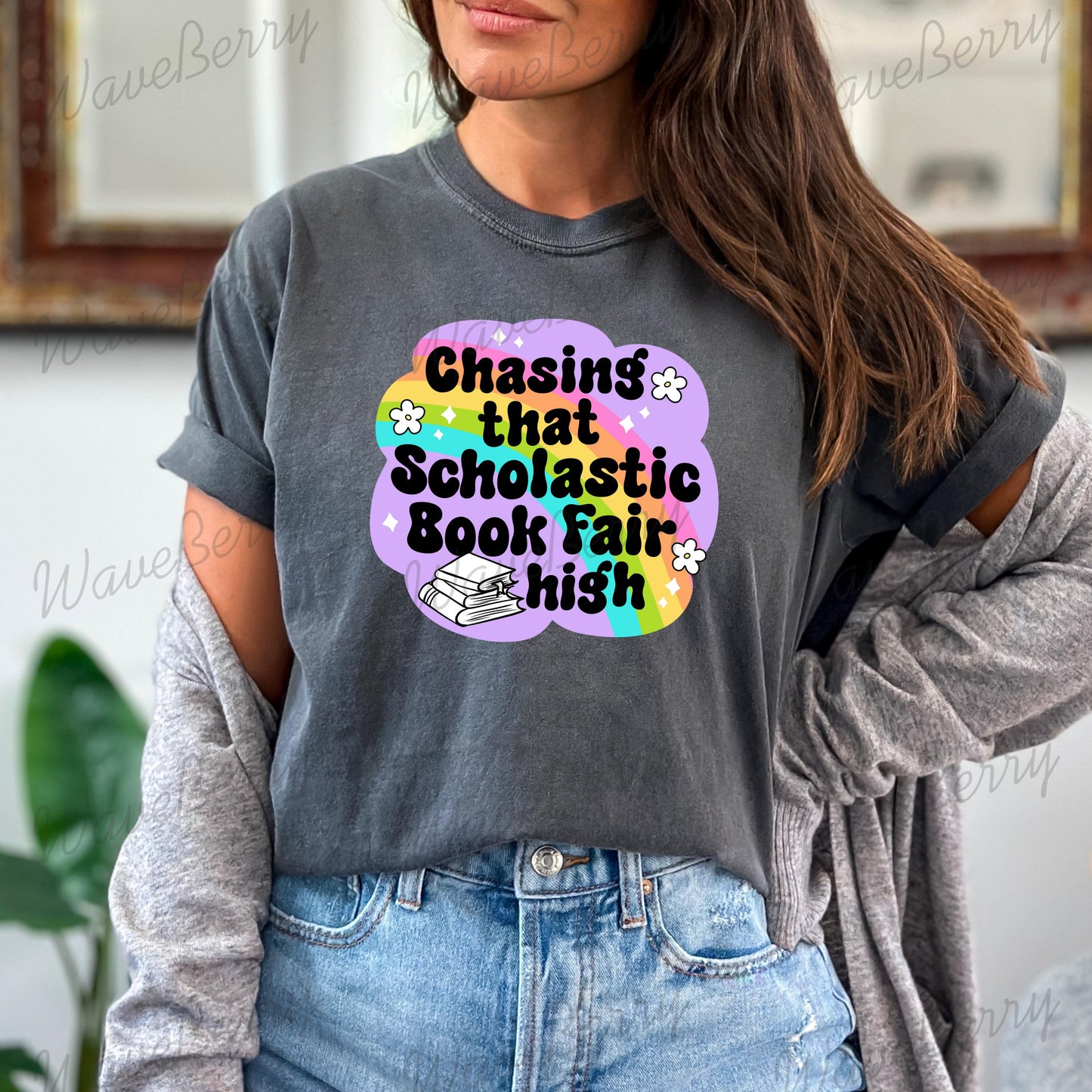 Chasing That Scholastic Book Fair High T-Shirt