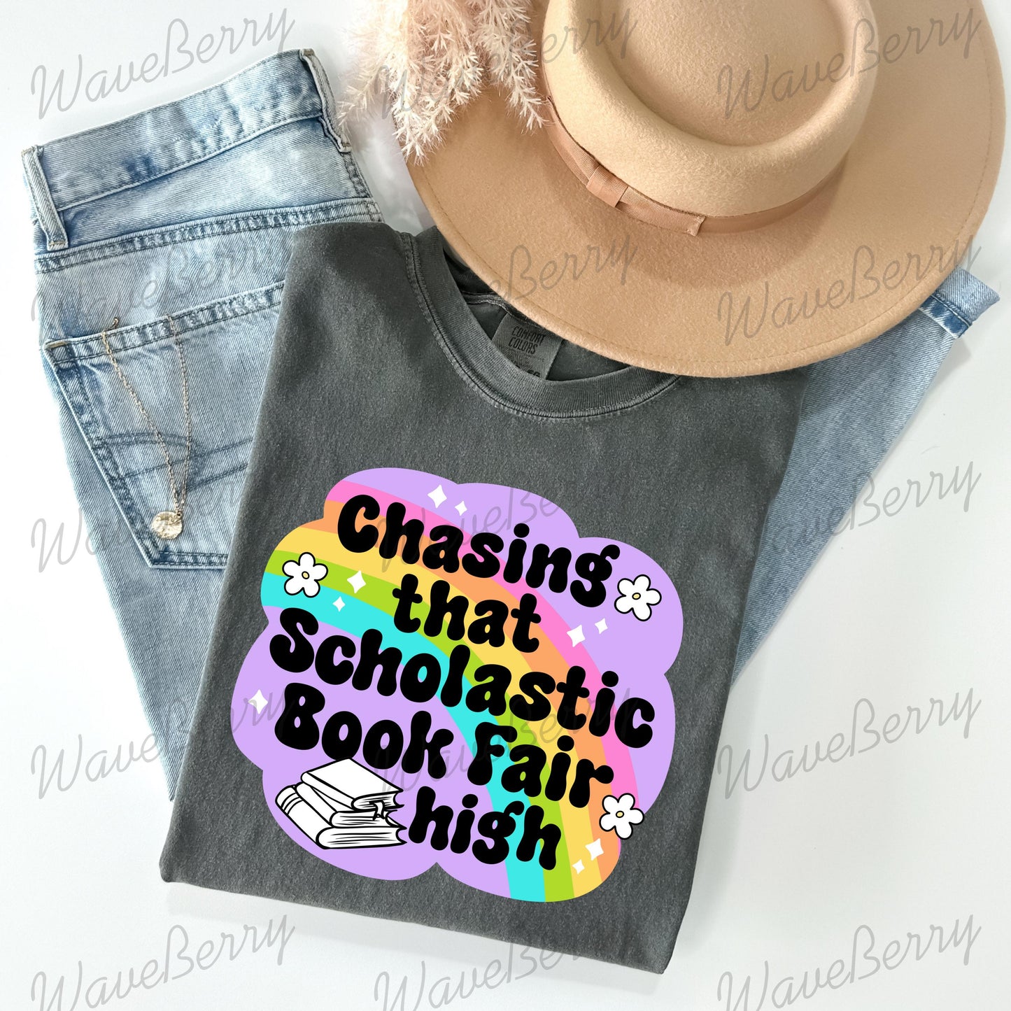 Chasing That Scholastic Book Fair High T-Shirt