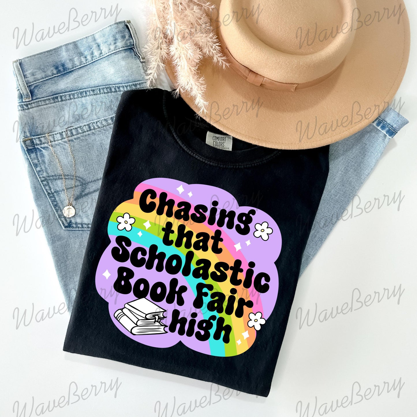 Chasing That Scholastic Book Fair High T-Shirt