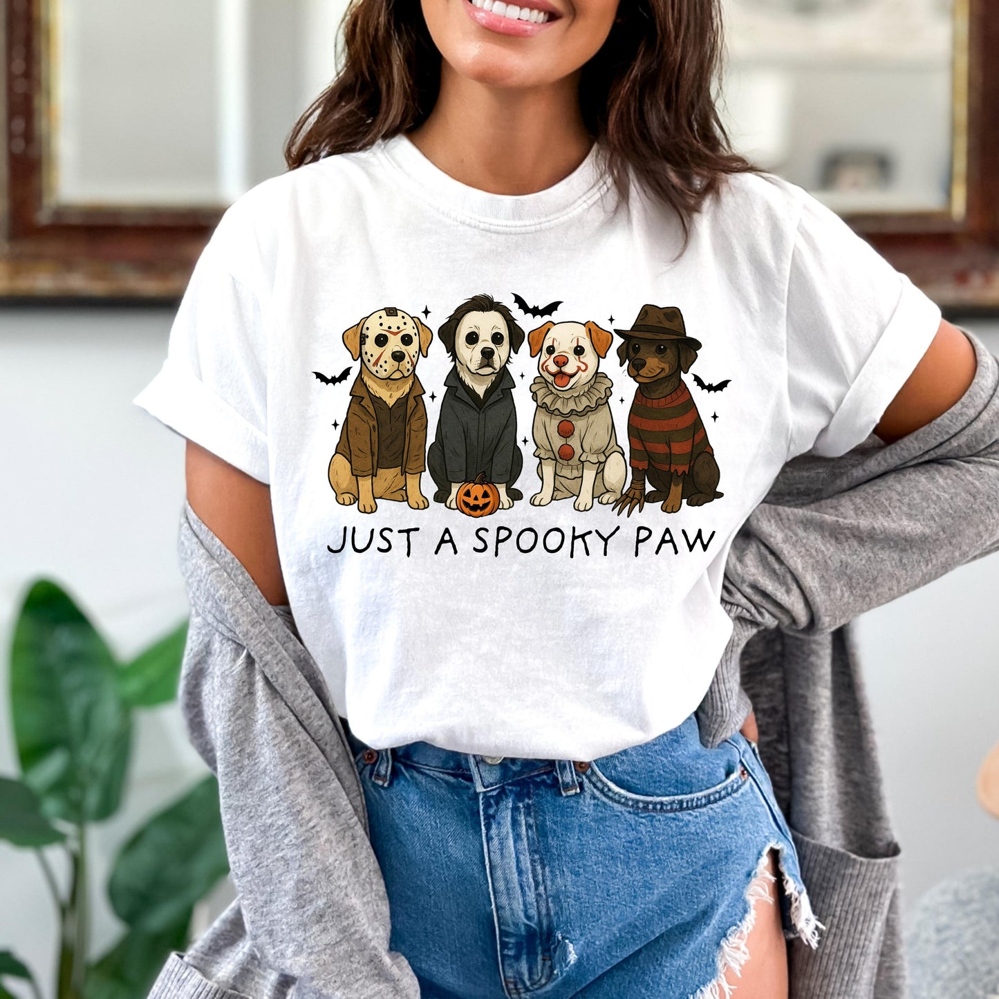 Just a Spooky Paw T-shirt