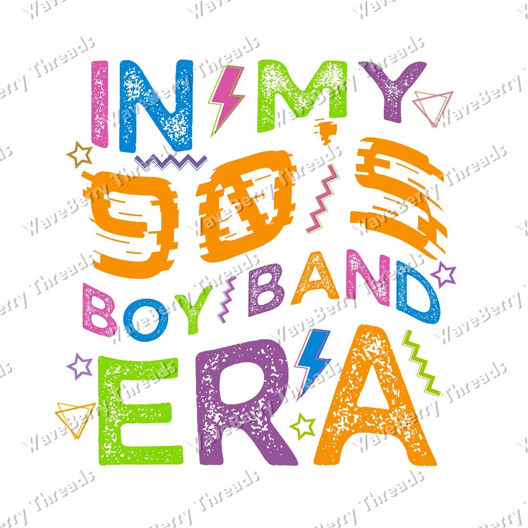 In My 90s Boy Band Era Digital Download PNG File