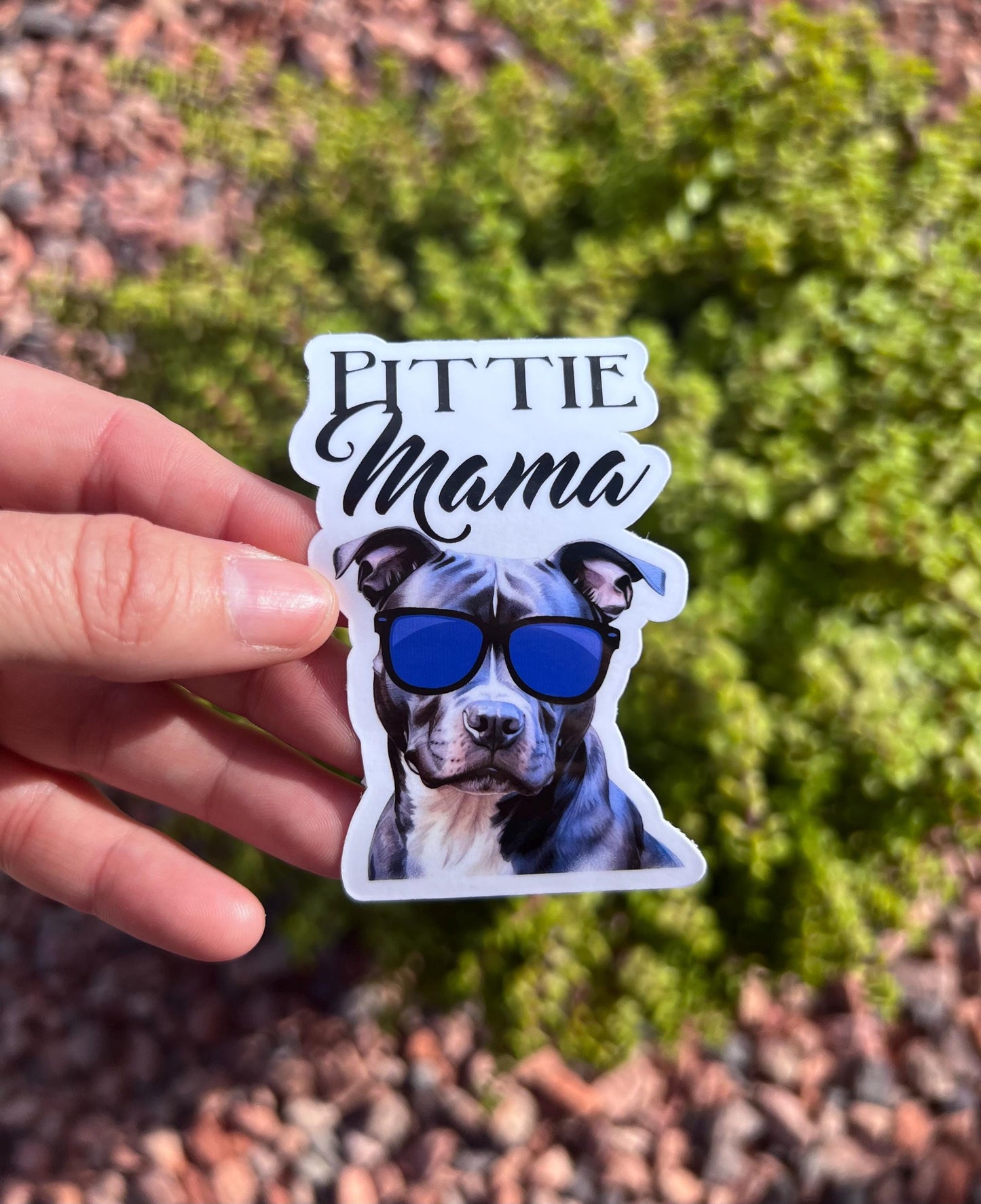 Pittie Mama Sticker