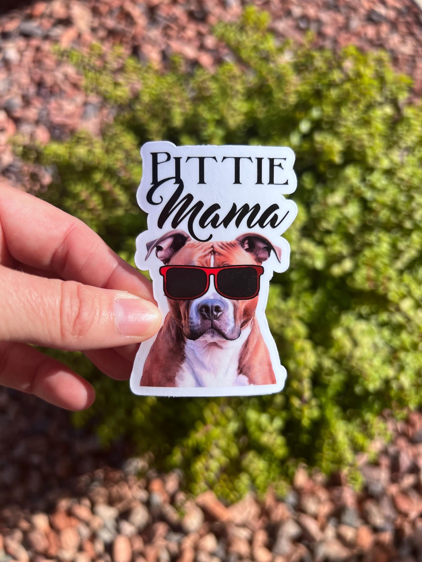 Pittie Mama Sticker